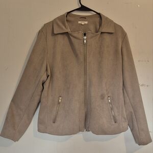 Maurices Beige Bomber Jacket